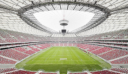Warsaw's National Stadium (Stadion Narodowy in Polish)