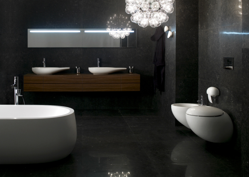 Ceramic products for bathrooms